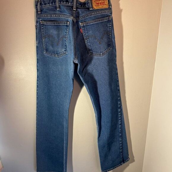 Vintage Y2K Levi's 517 Boot Cut Jeans Light Wash - Picture 3 of 5